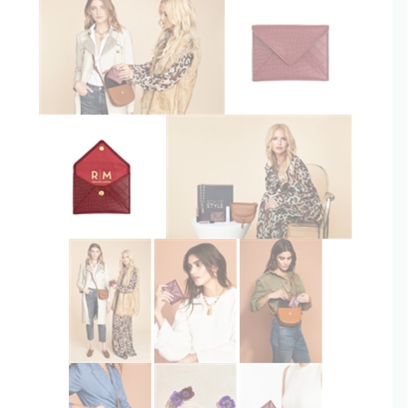 NWOT Rachel Miriam burgundy snakeskin genuine leather card holder - Picture 14 of 14